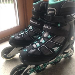 Rollerblades Black and Teal